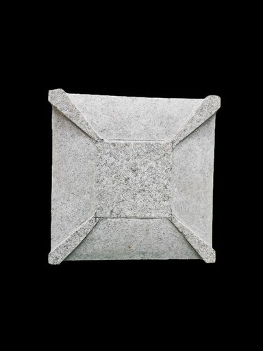Granite Lamp Post Cap (Light Grey)